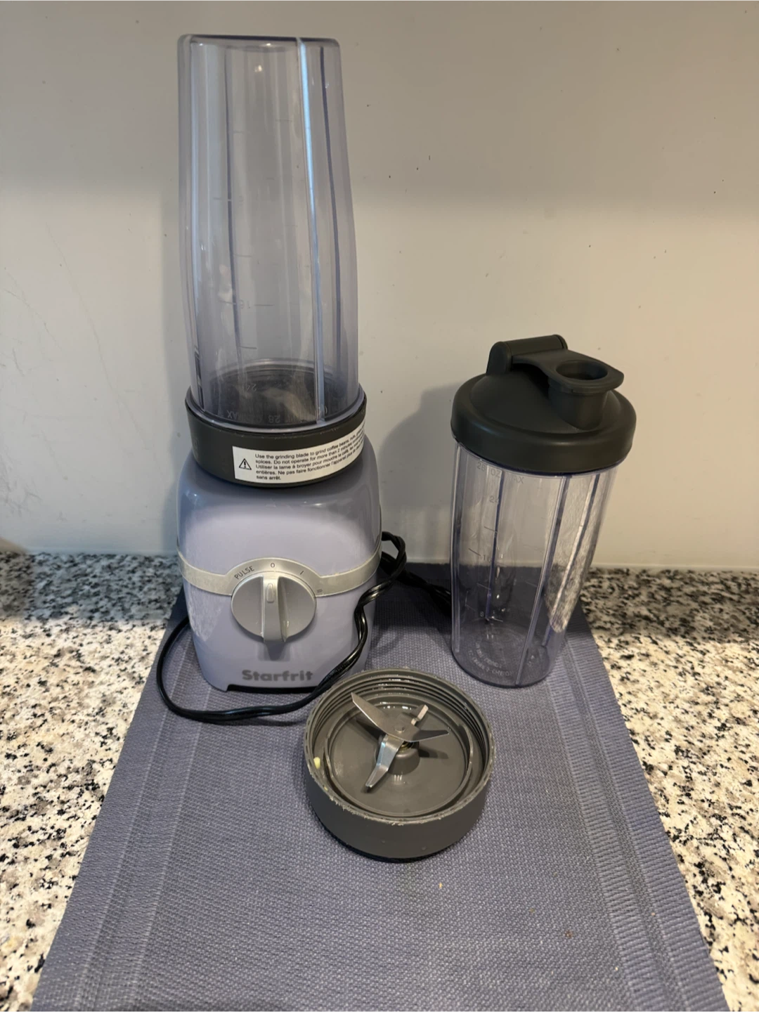 Starfrit Smoothie Maker & Grinder – Includes 2 Cups & 2 Blades - photo 2