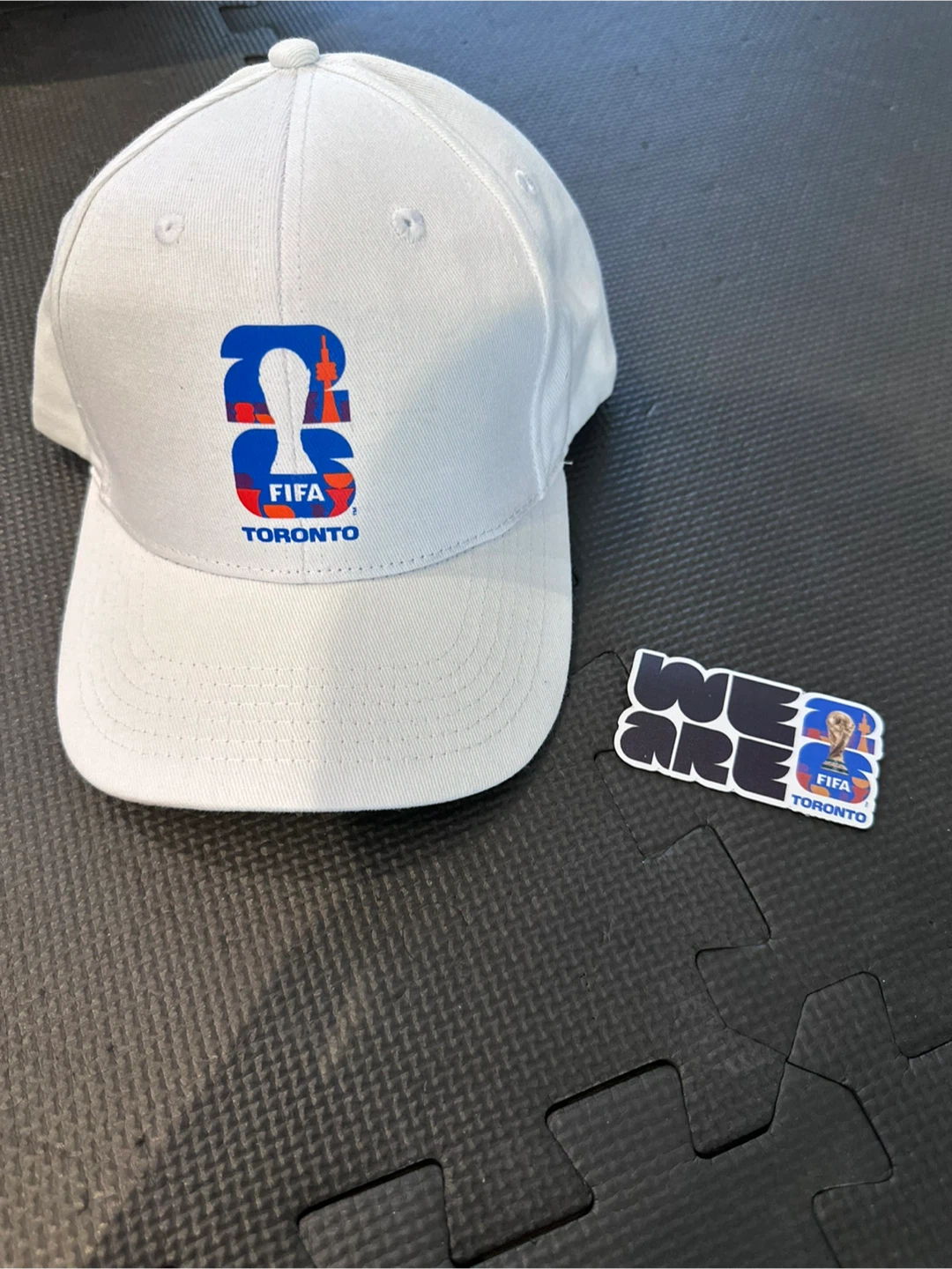 FIFA 2026 Toronto White Baseball Cap Hat & Magnet