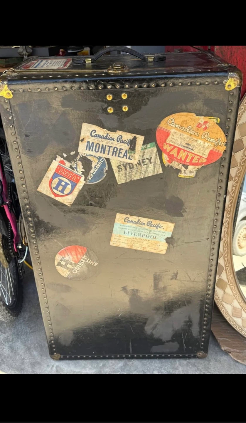Vintage Wardrobe Trunk