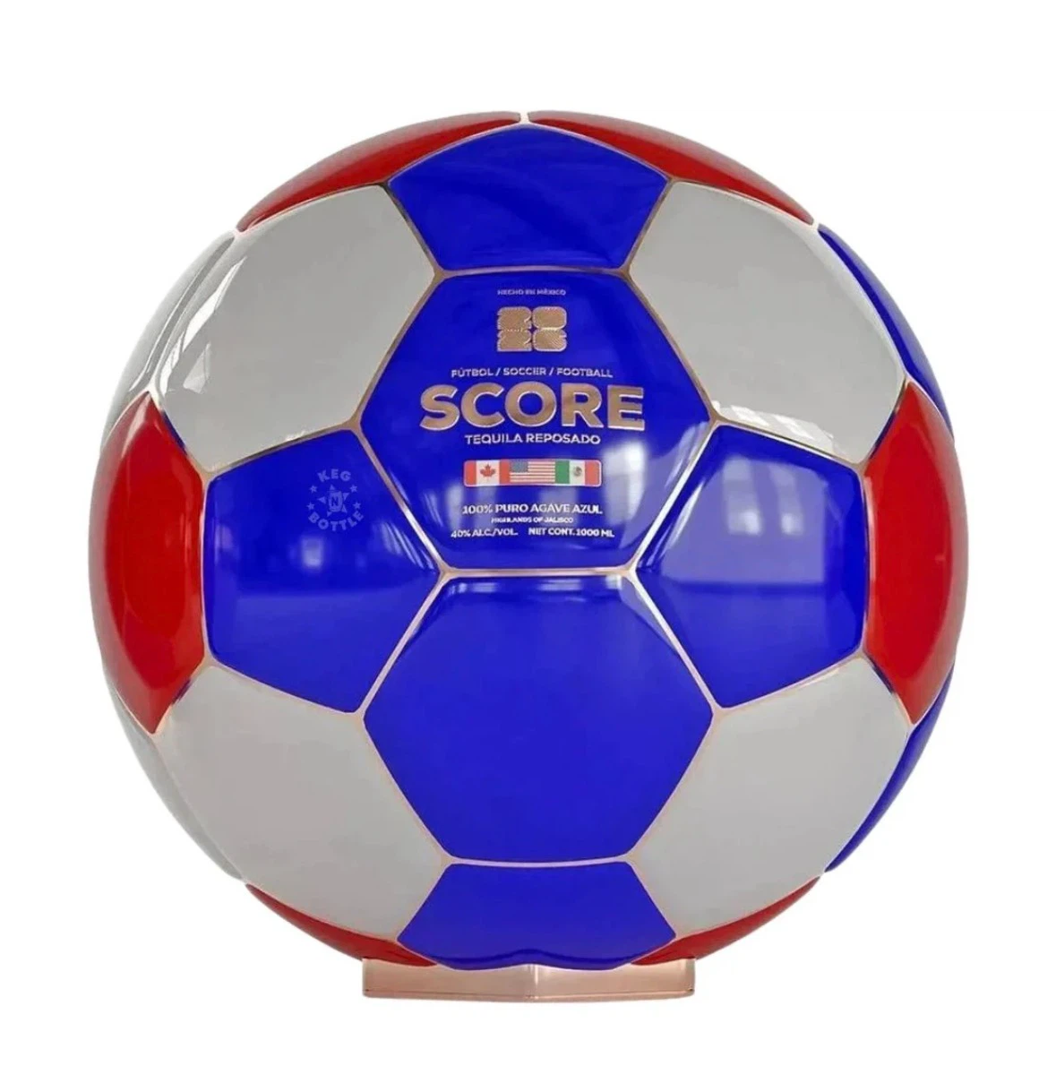 Score Tequila Reposado Soccer Ball Bottle