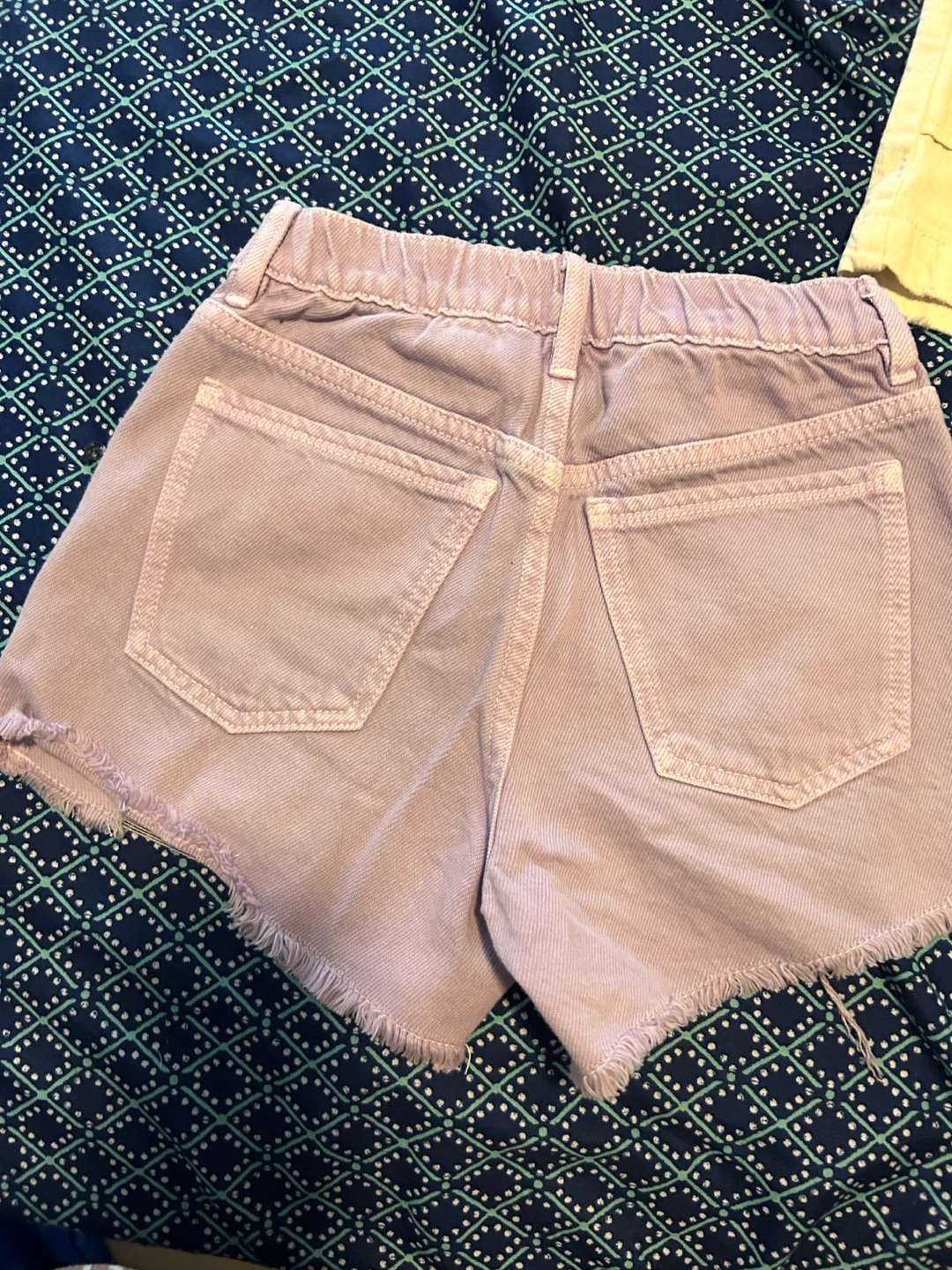 ZARA Purple Denim Shorts Size 9 - photo 2
