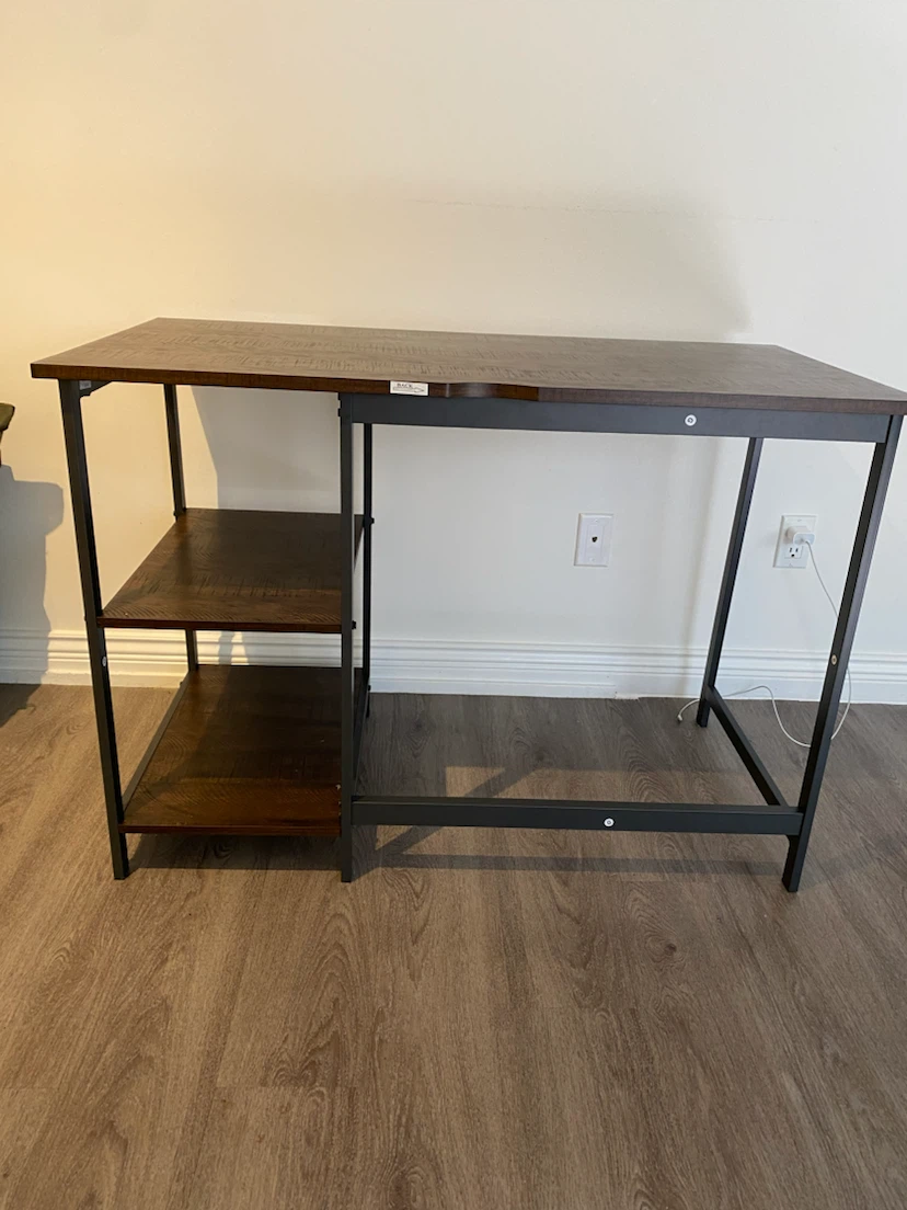 Computer/ Writing Desk and Ladder Bookshelf Set - photo 2