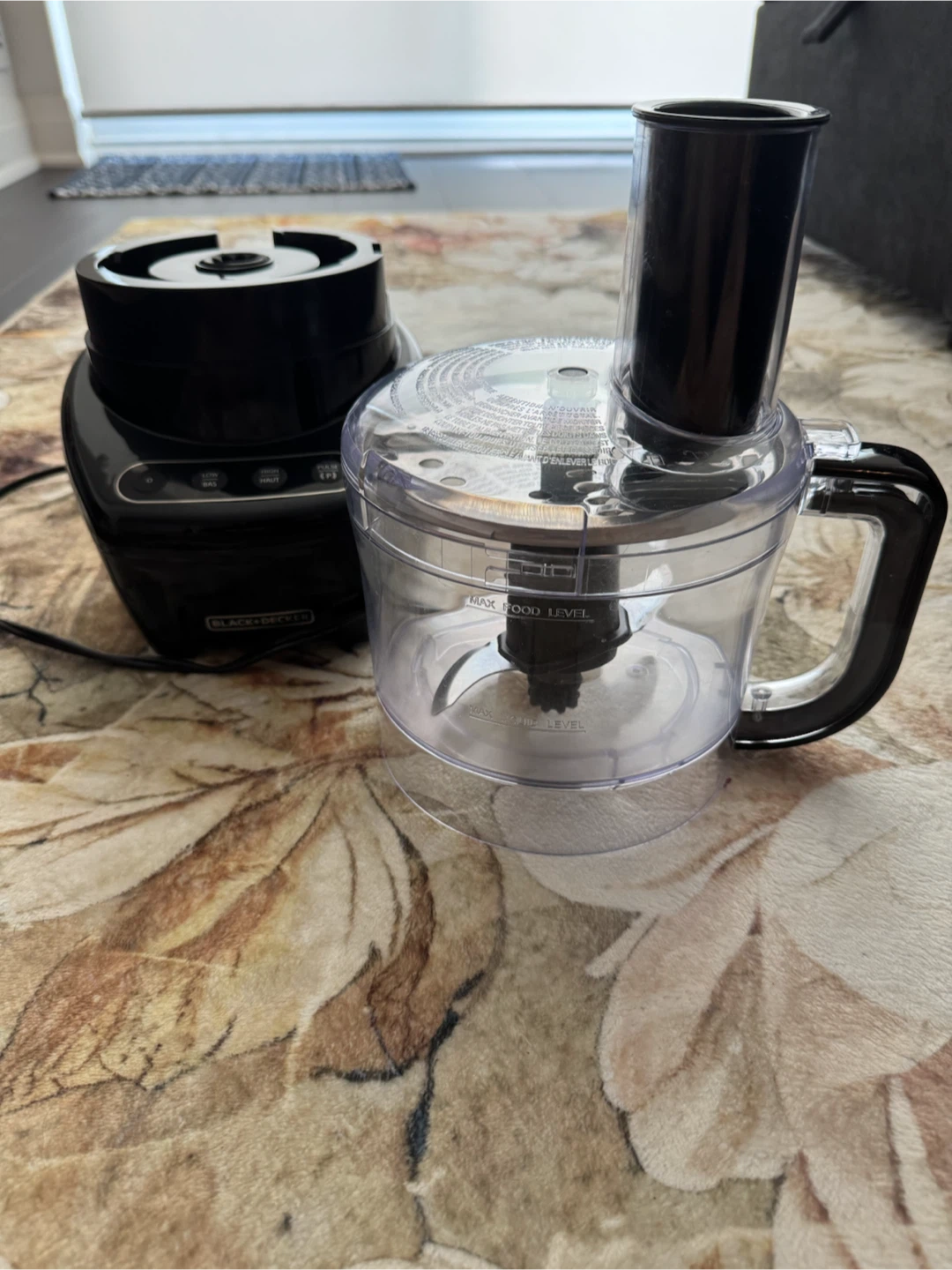 Black+Decker Food Processor – Powerful & Excellent Condition