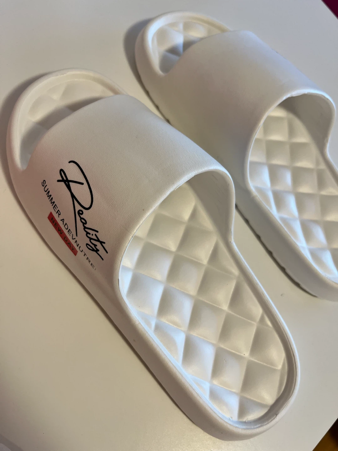 White Reality Slides