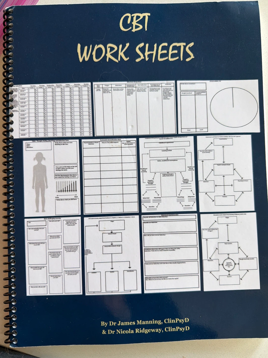 CBT Work Sheets by Dr. James Manning & Dr. Nicola Ridgeway