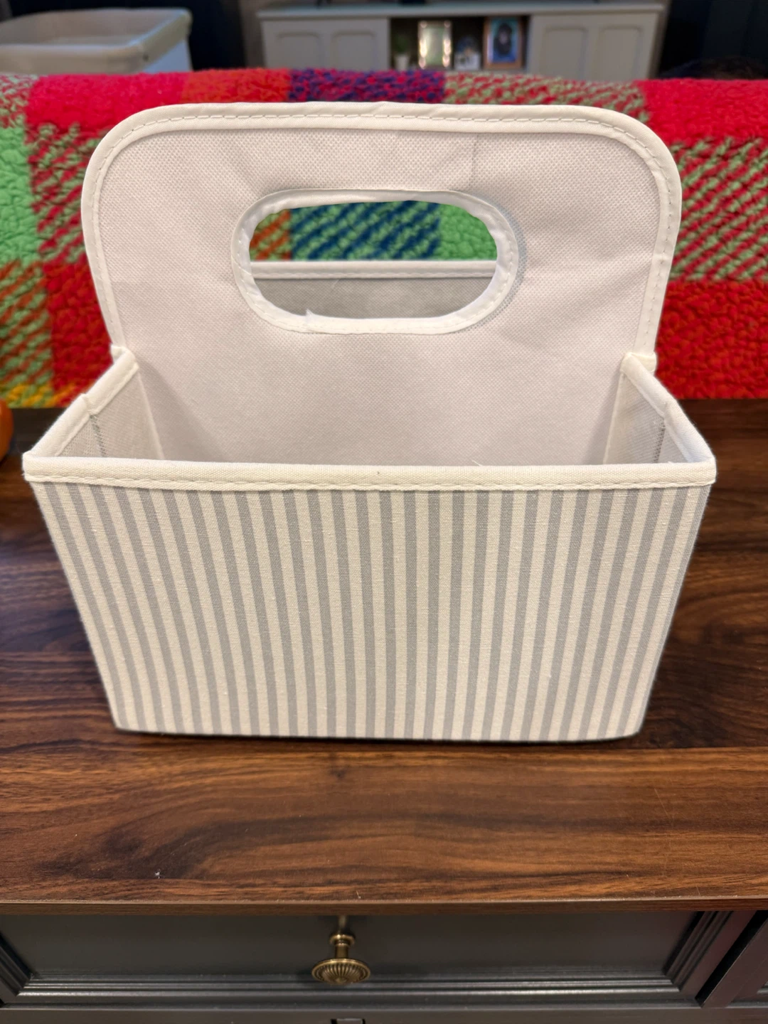 Fabric Storage Caddy with Handle - photo 2