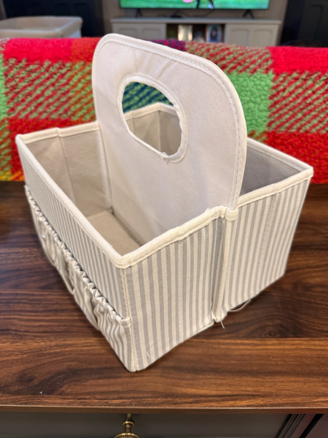 Fabric Storage Caddy with Handle - photo 3