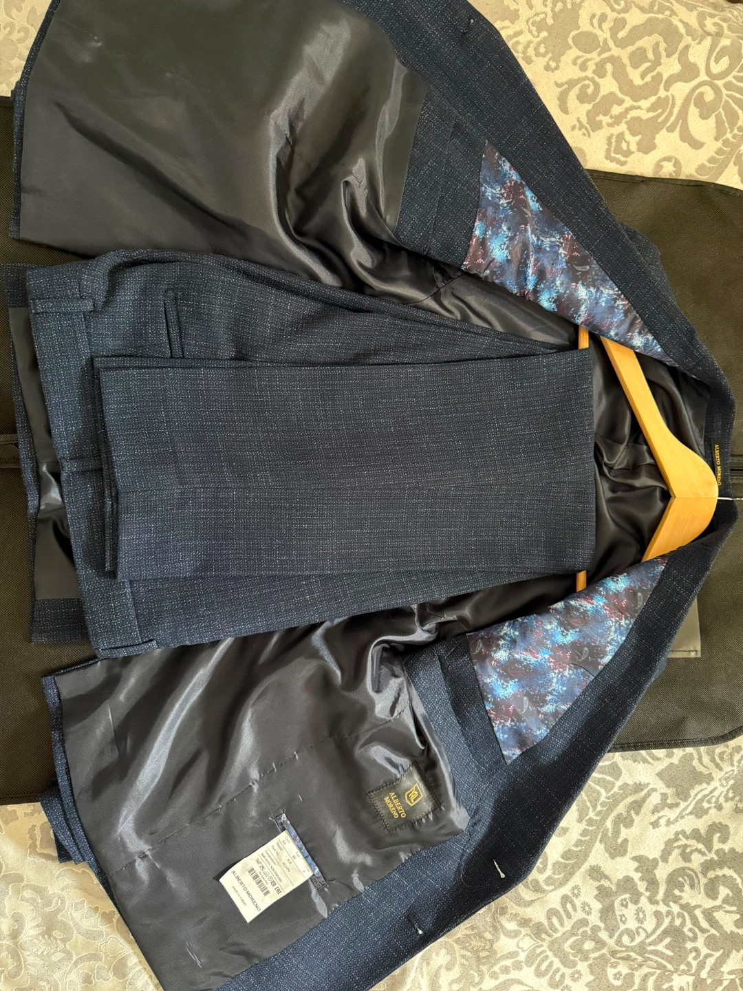 Men's Double-Breasted Suit - size 46 - photo 5