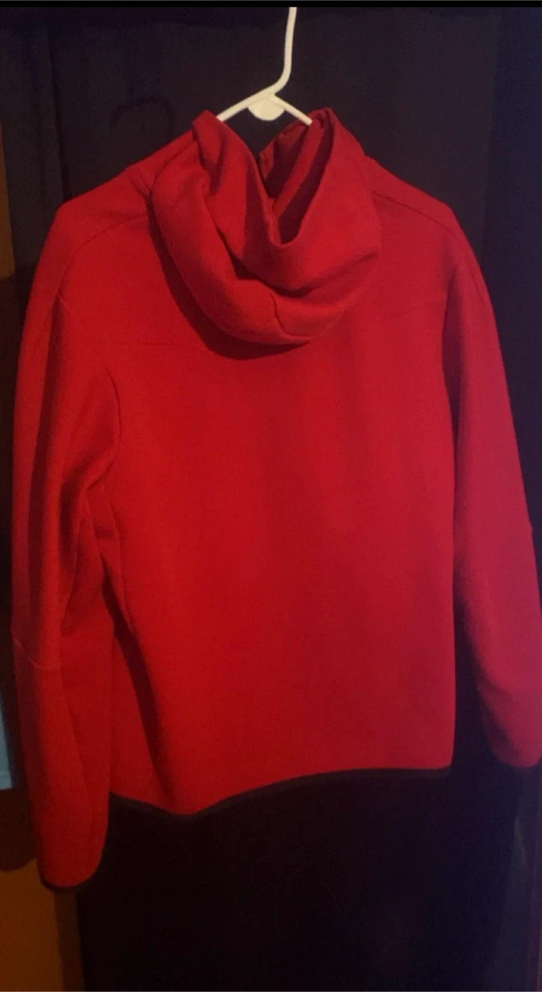 Nike Tech Fleece Full Zip Hoodie Red - photo 2