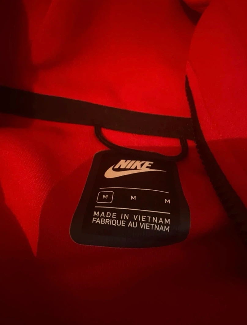 Nike Tech Fleece Full Zip Hoodie Red - photo 3