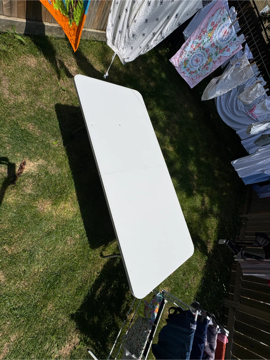 6 ft Heavy Duty Folding Table – Portable - photo 4