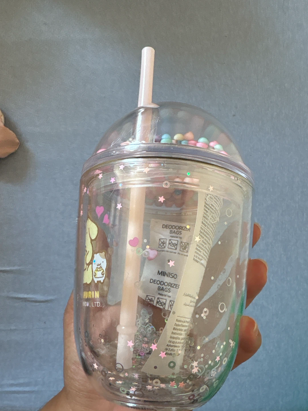 Sanrio Pompompurin Portable Water Bottle - photo 2
