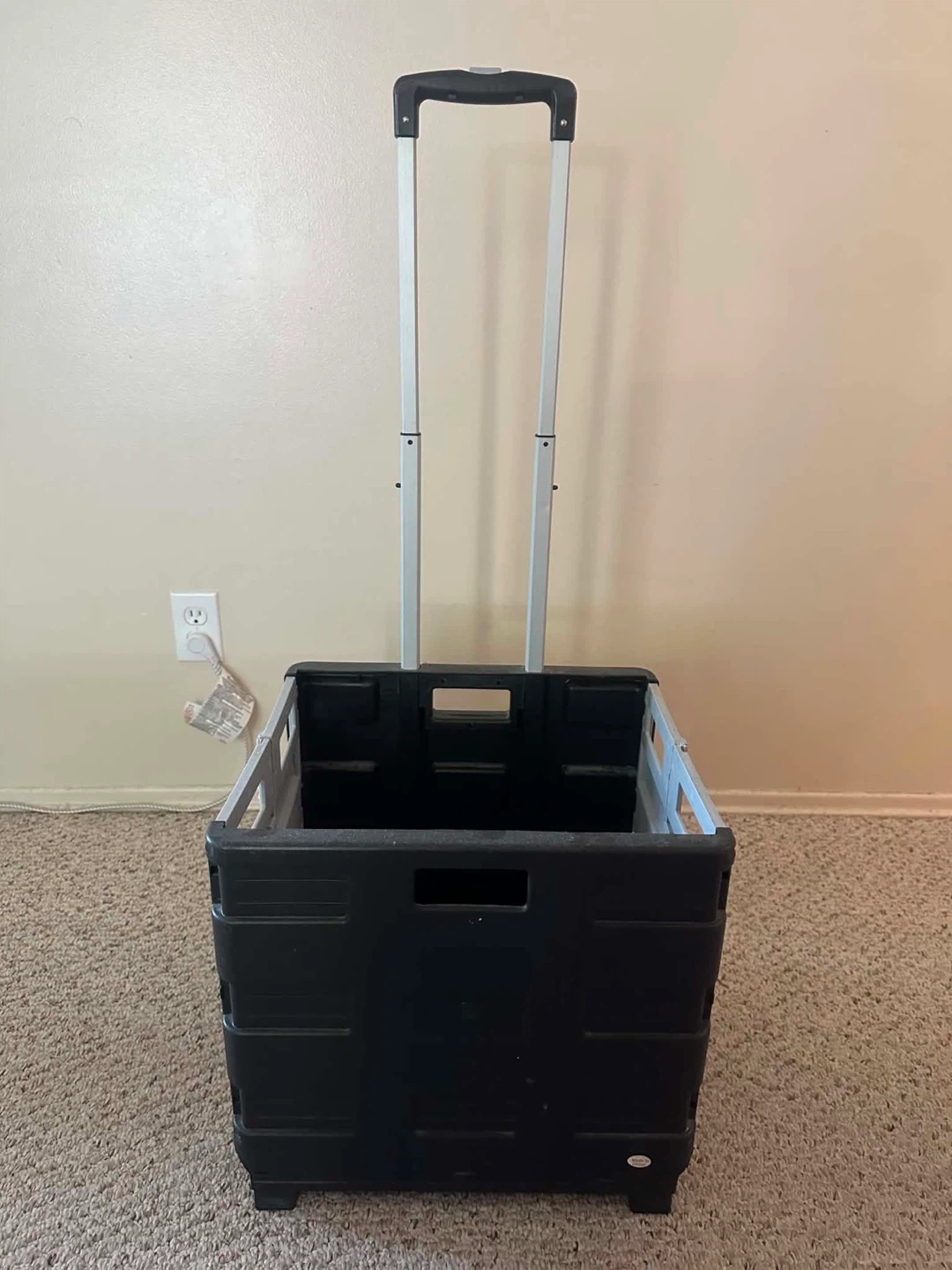 Folding Rolling Cart with Telescopic Handle