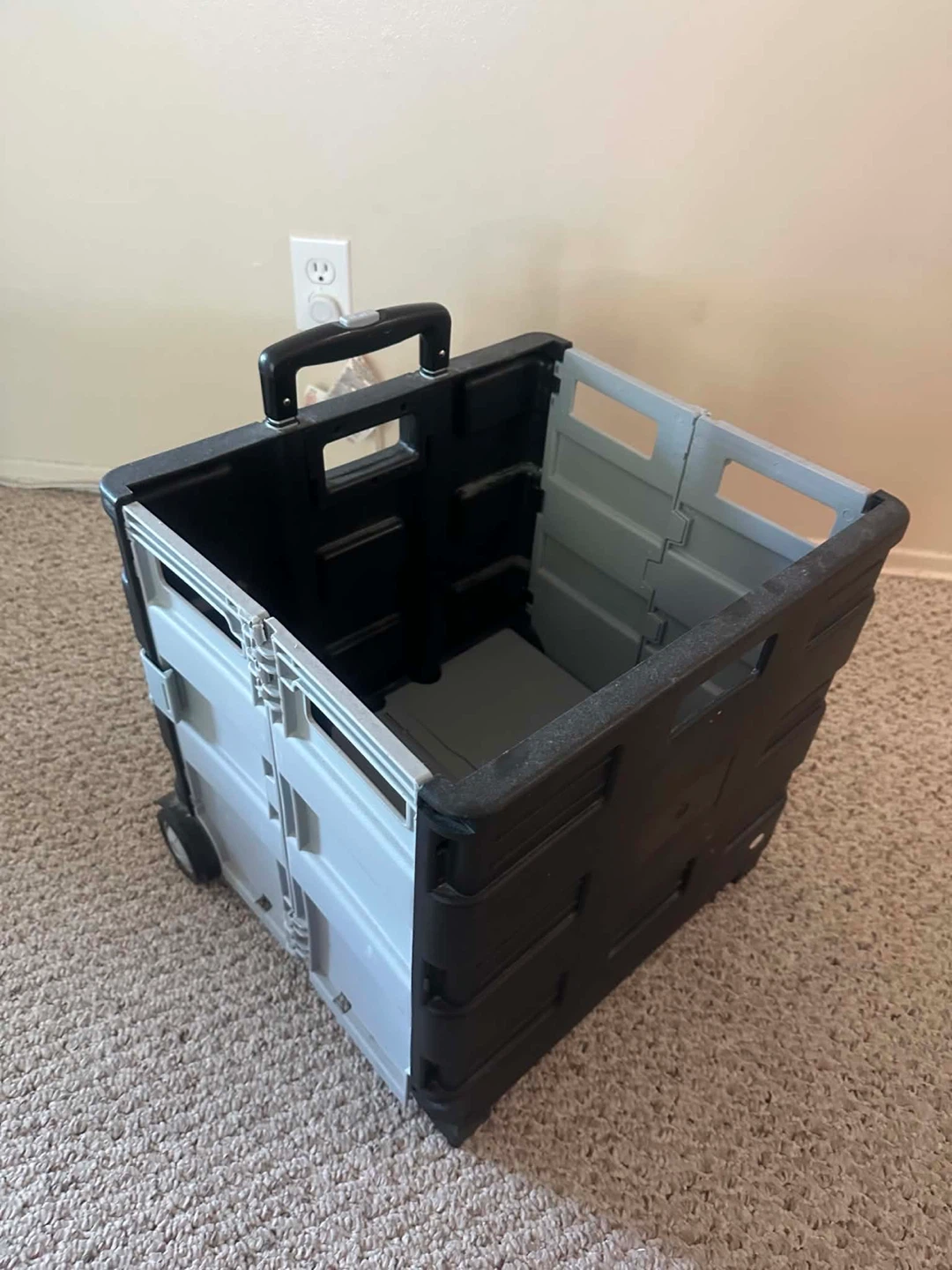 Folding Rolling Cart with Telescopic Handle - photo 3