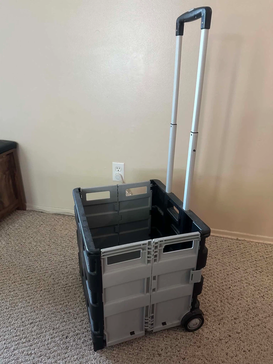 Folding Rolling Cart with Telescopic Handle - photo 5