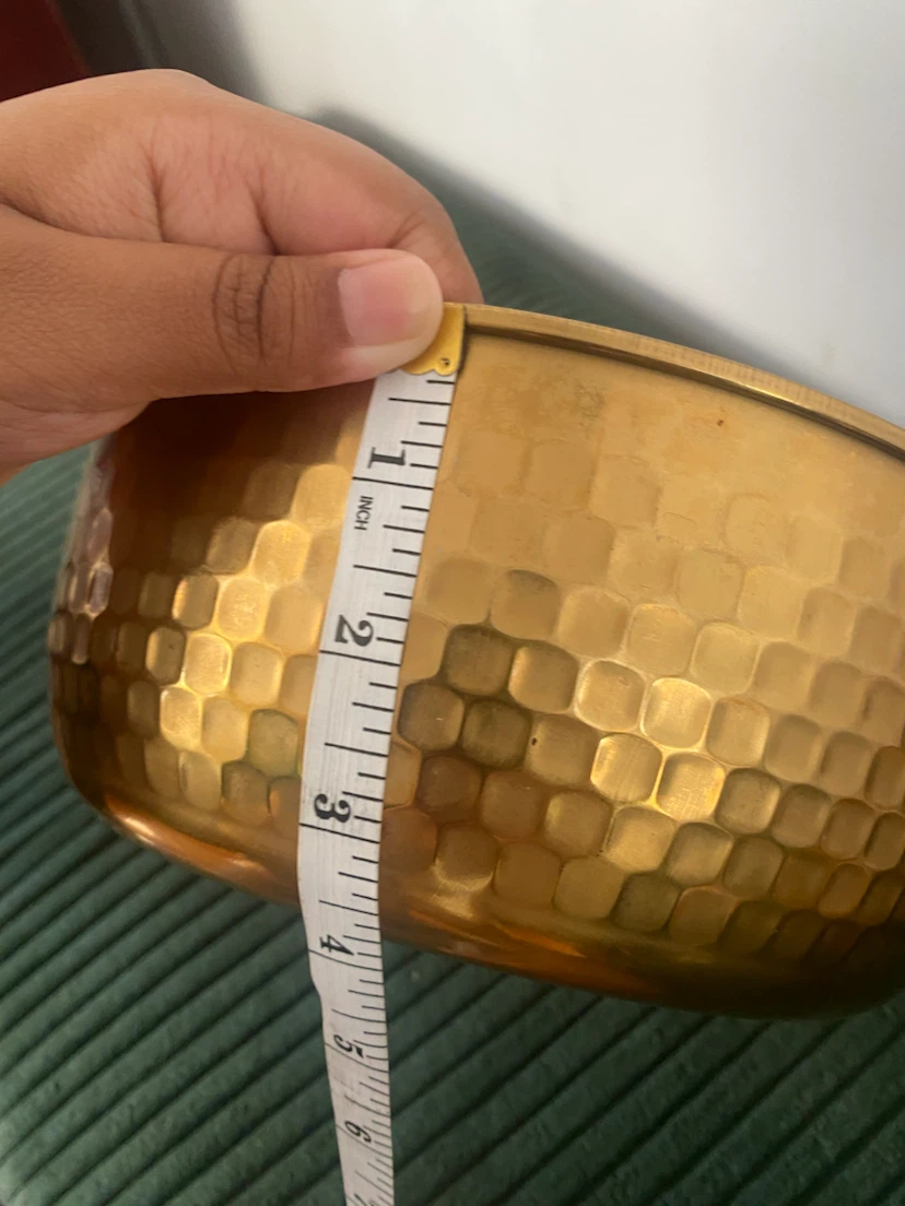 Brass Hammered Bowl Set - photo 4
