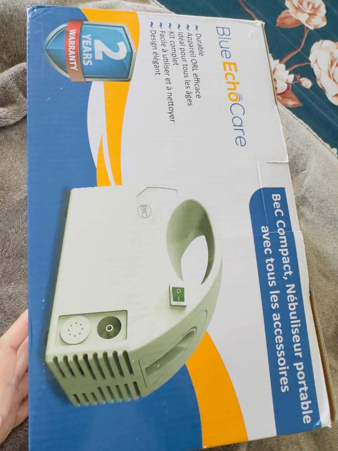 Blue EchoCare BeC Compact Portable Nebulizer - photo 4