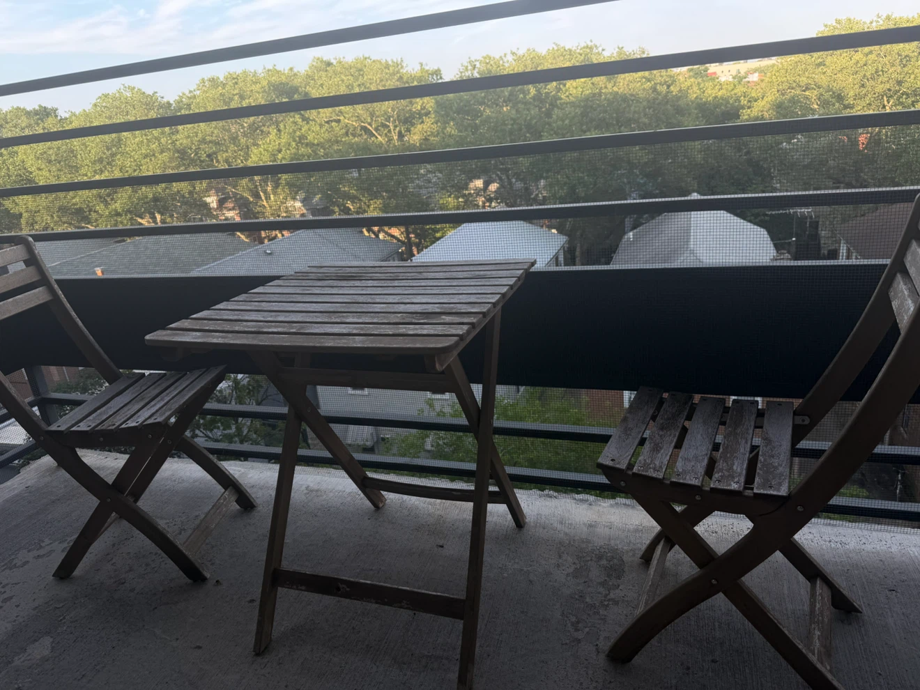 IKEA Balcony/Patio Set + Charcoal Grill – $95