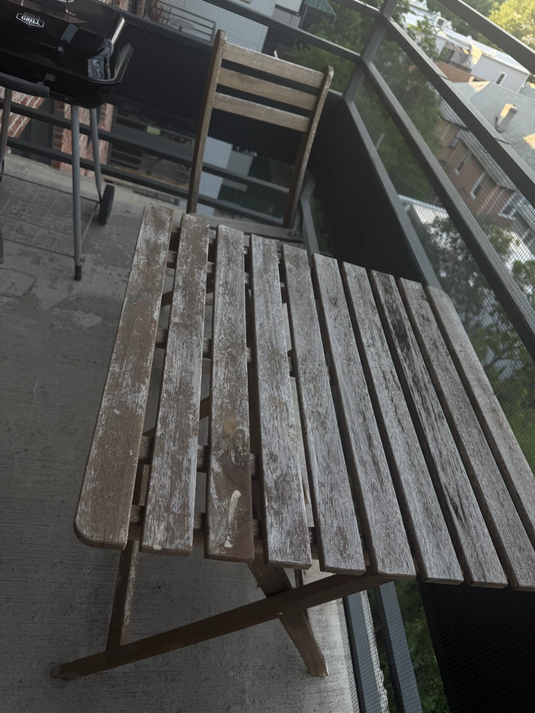 IKEA Balcony/Patio Set + Charcoal Grill – $95 - photo 2