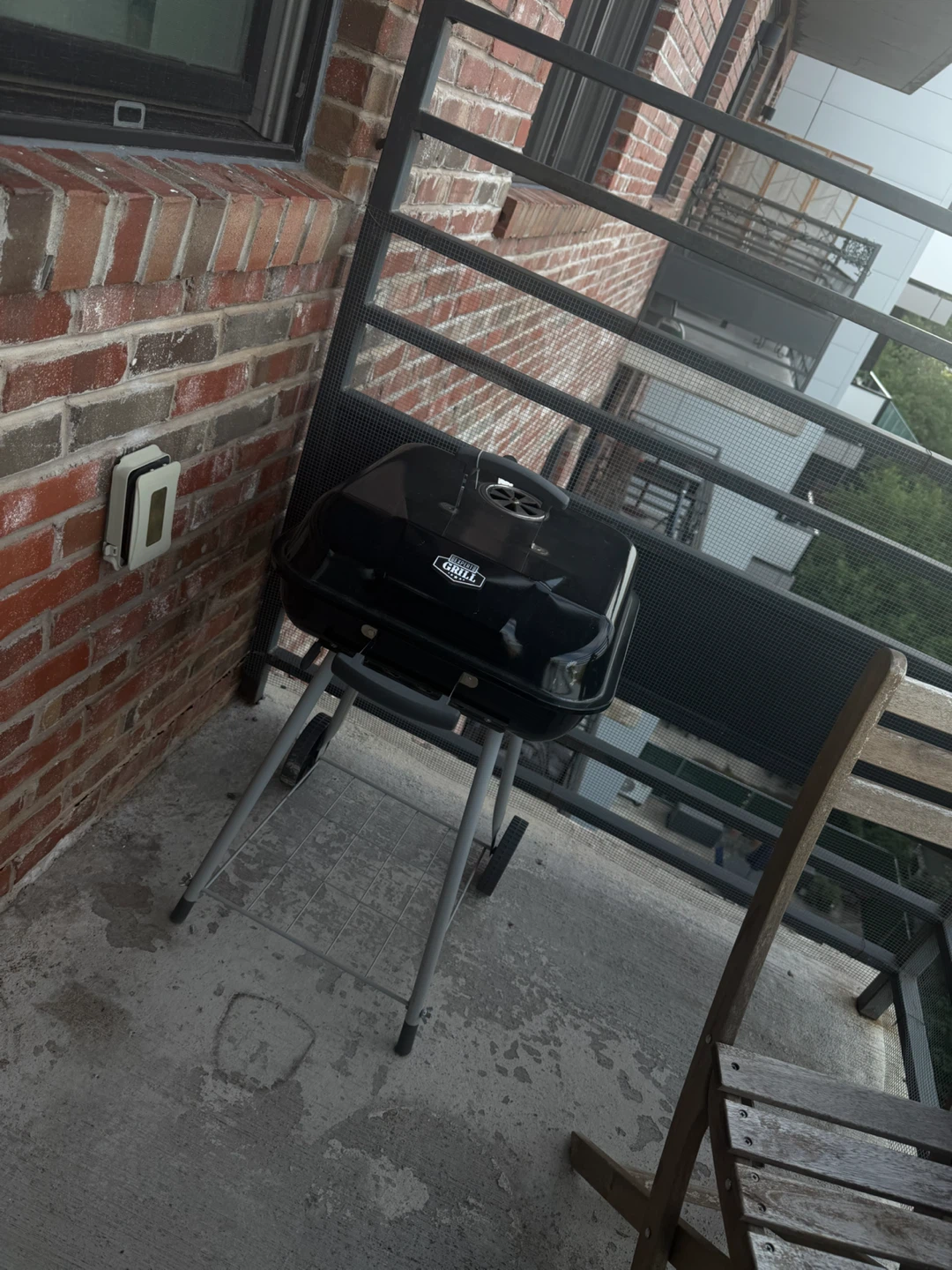 IKEA Balcony/Patio Set + Charcoal Grill – $95 - photo 3