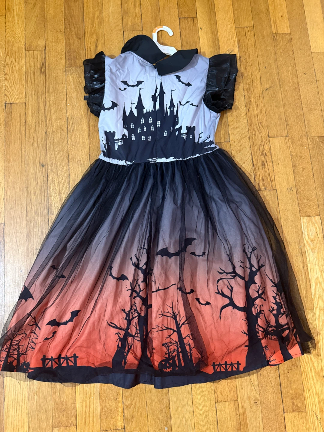 Halloween Castle & Bats Tulle Dress