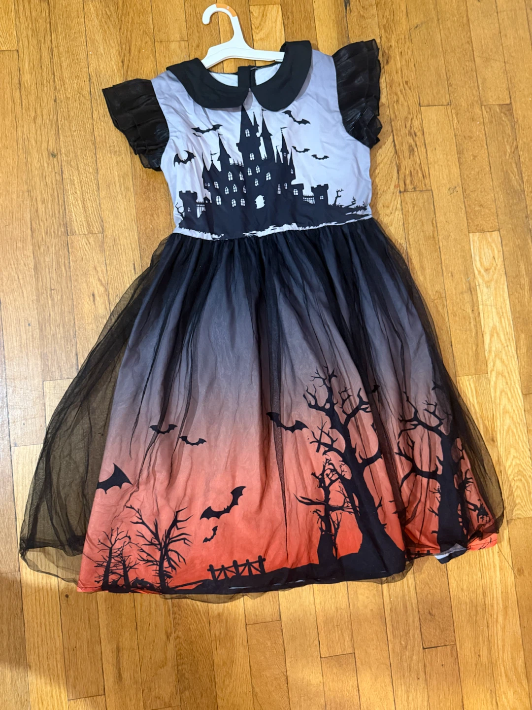 Halloween Castle & Bats Tulle Dress - photo 2