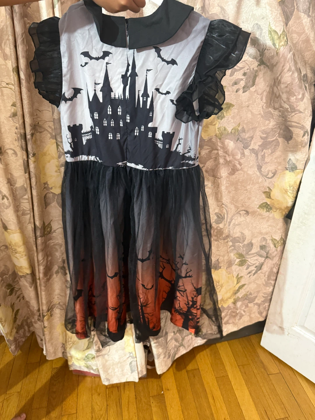 Halloween Castle & Bats Tulle Dress - photo 4