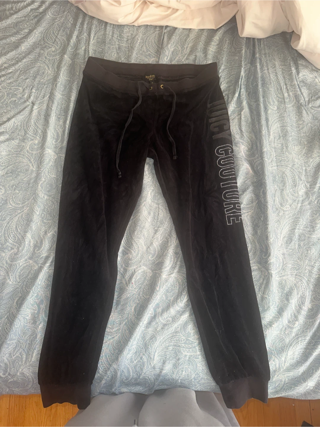 Vintage Juicy Couture Velour Tracksuit Set - Black