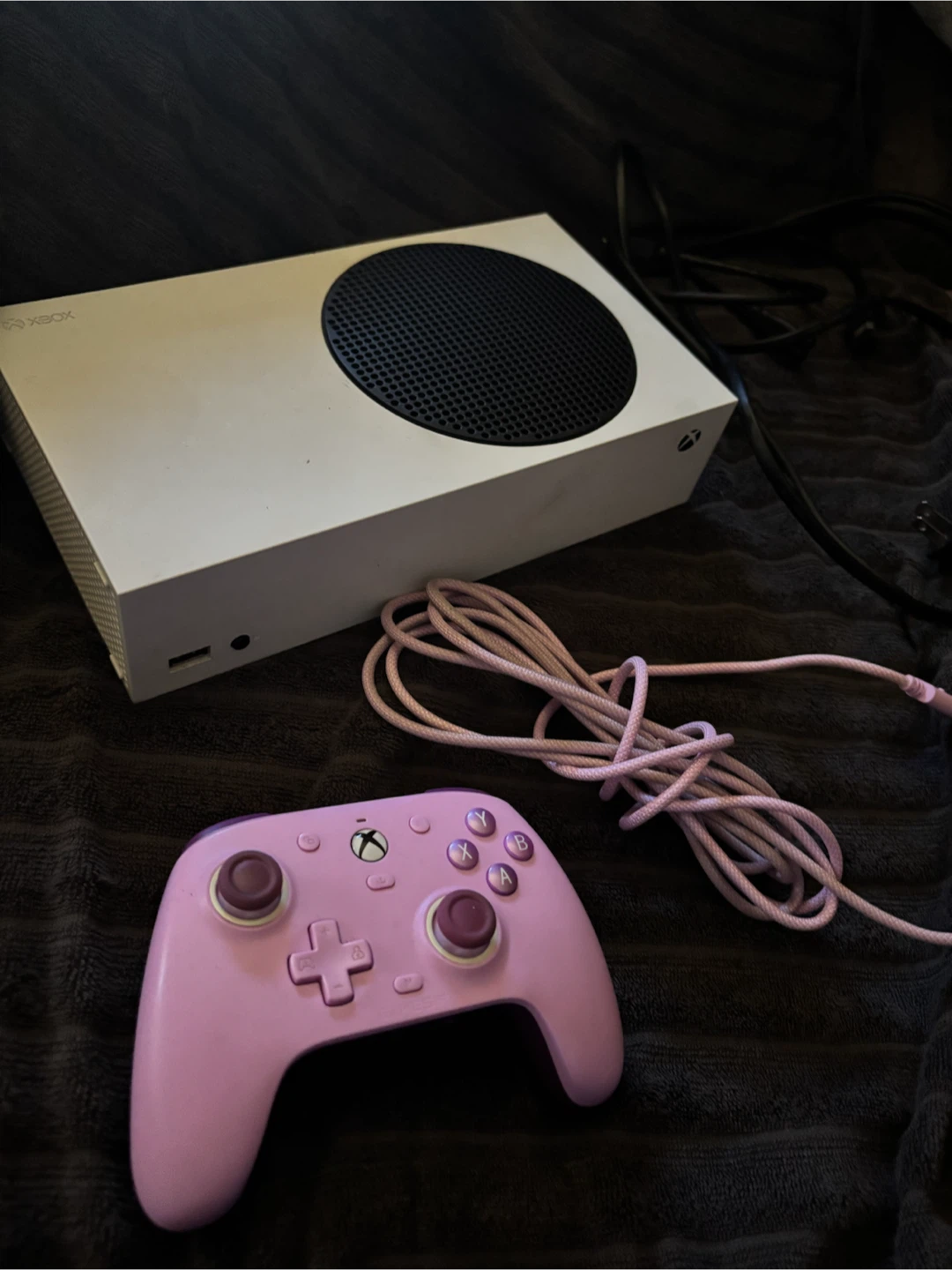 Xbox Series S Console with Pink Controller