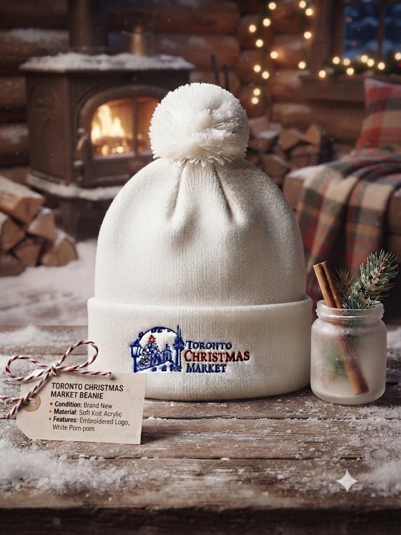 Brand New Toronto Christmas Market Pom-Pom Beanie