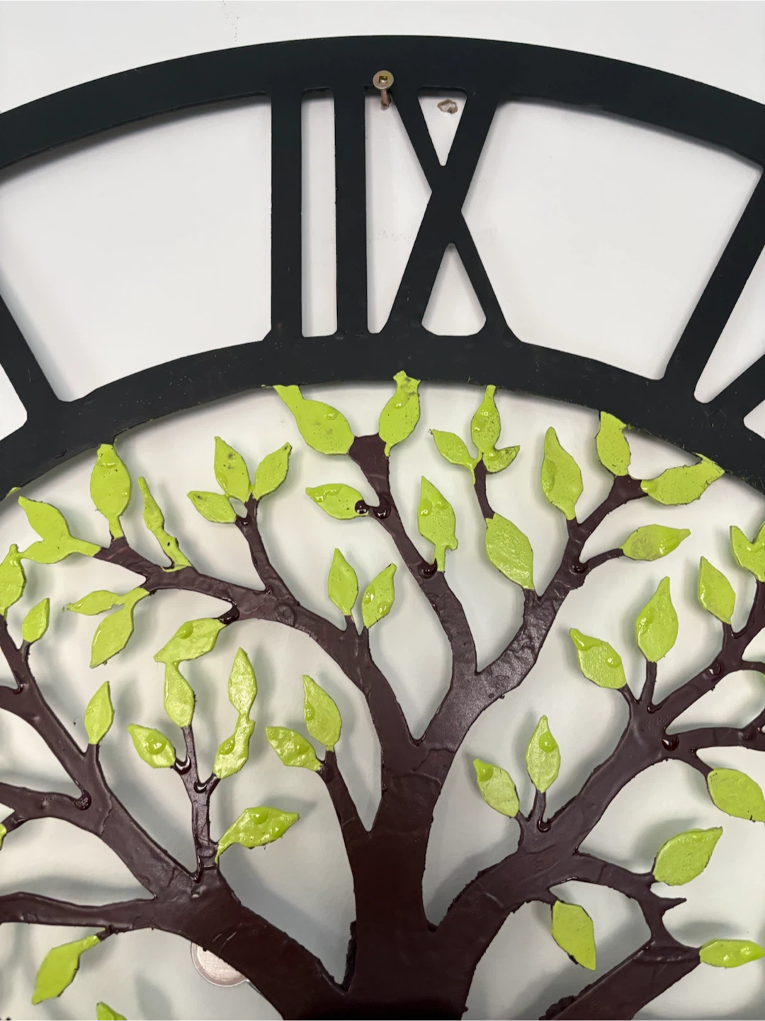 75 cm (30”) Metal Tree of Life Wall Clock - photo 4