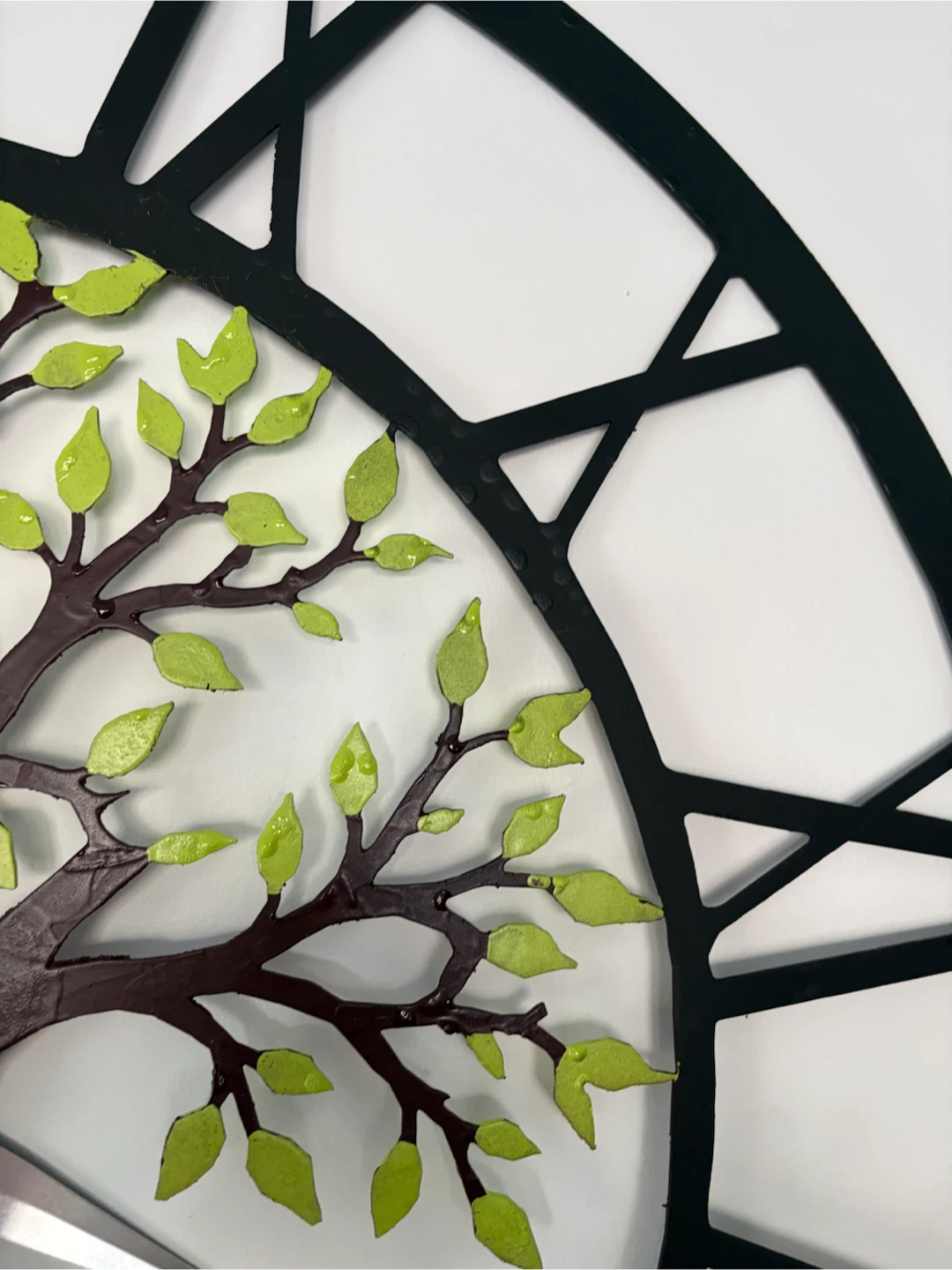 75 cm (30”) Metal Tree of Life Wall Clock - photo 5