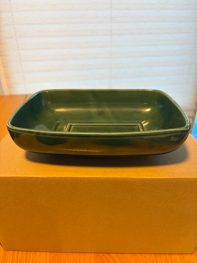 Green Ceramic Dish 423-USA - photo 2