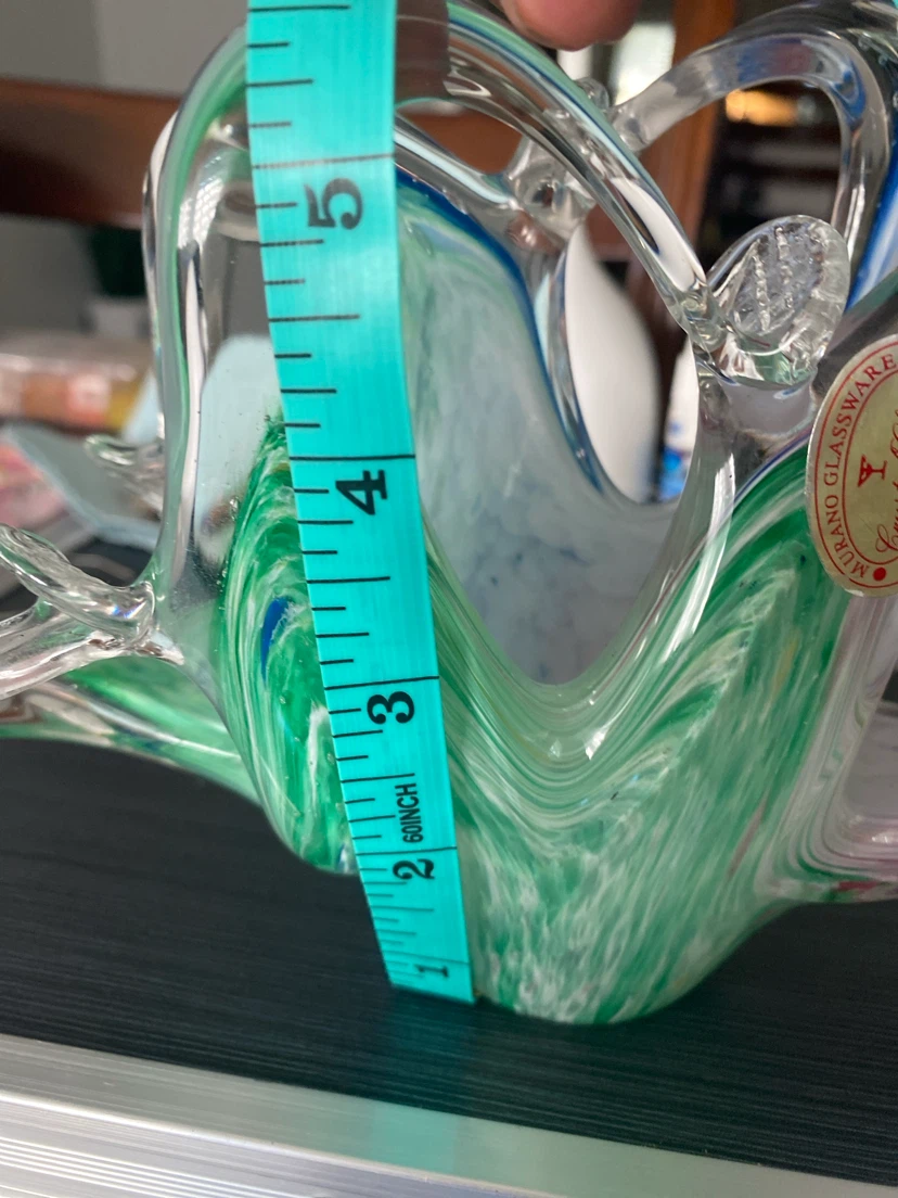 Murano Glassware Swirl Art Vase - photo 2