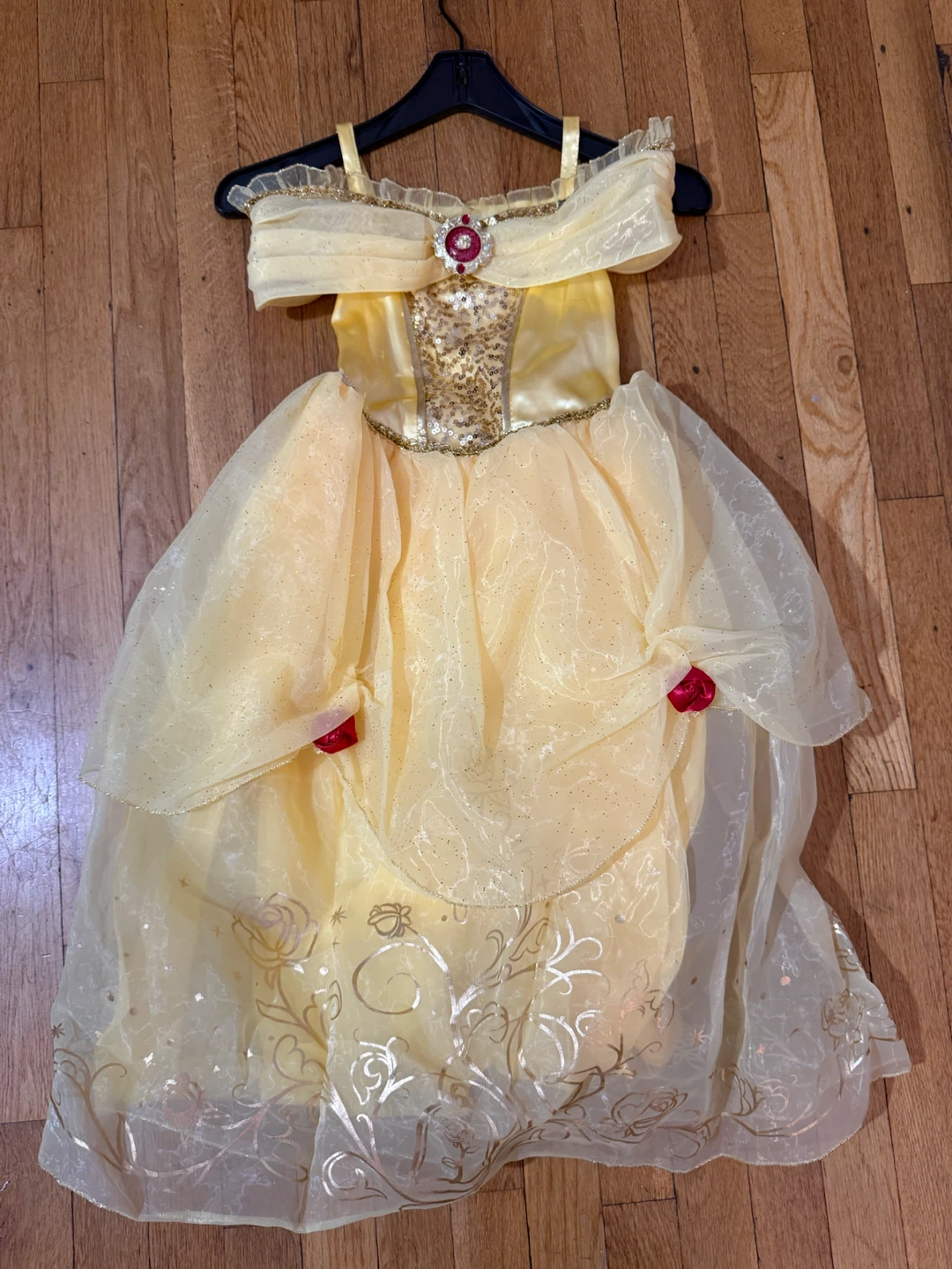 Disney Belle "Beauty and the Beast" Costume Dress Size 5/6