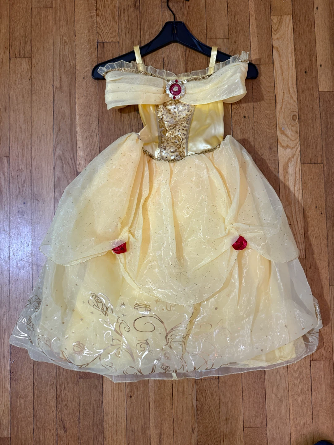 Disney Belle "Beauty and the Beast" Costume Dress Size 5/6 - photo 2
