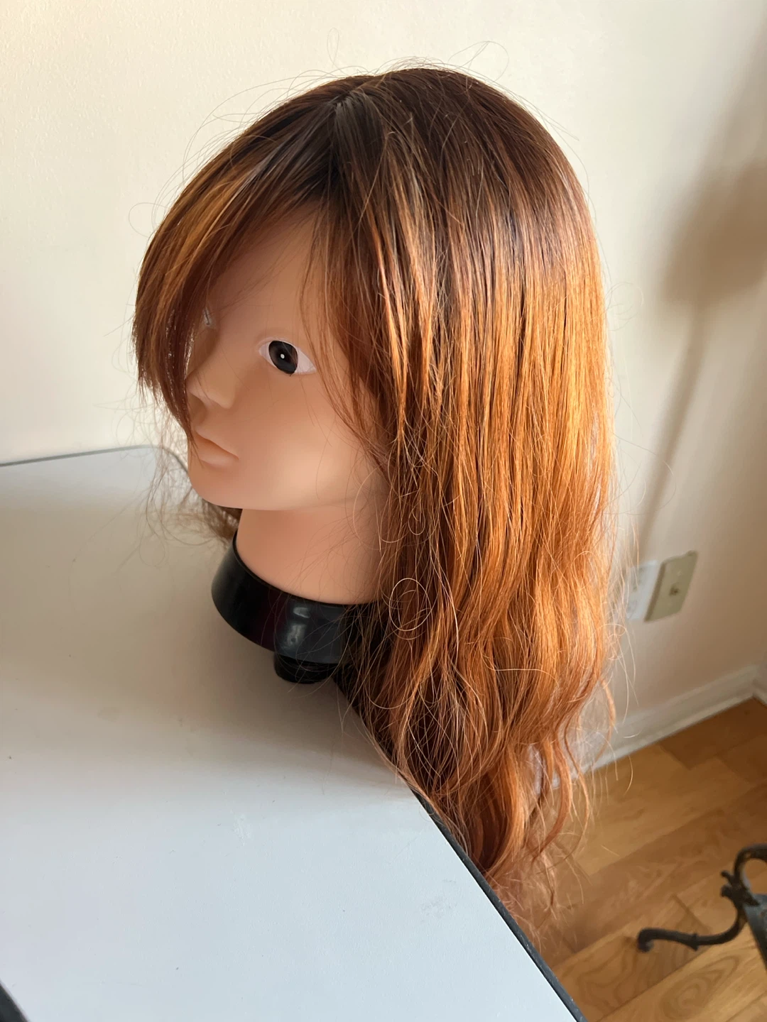 Mannequin Head with Brown Hair