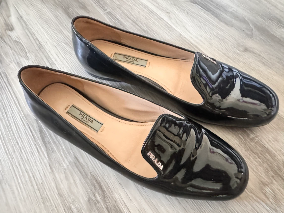 Prada Black Patent Leather Loafers - photo 3