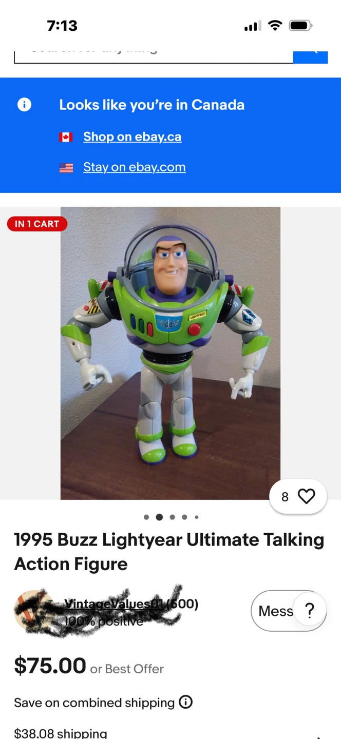 Buzz Lightyear - Pixar - Original 1995 Thinkway Toys - photo 4