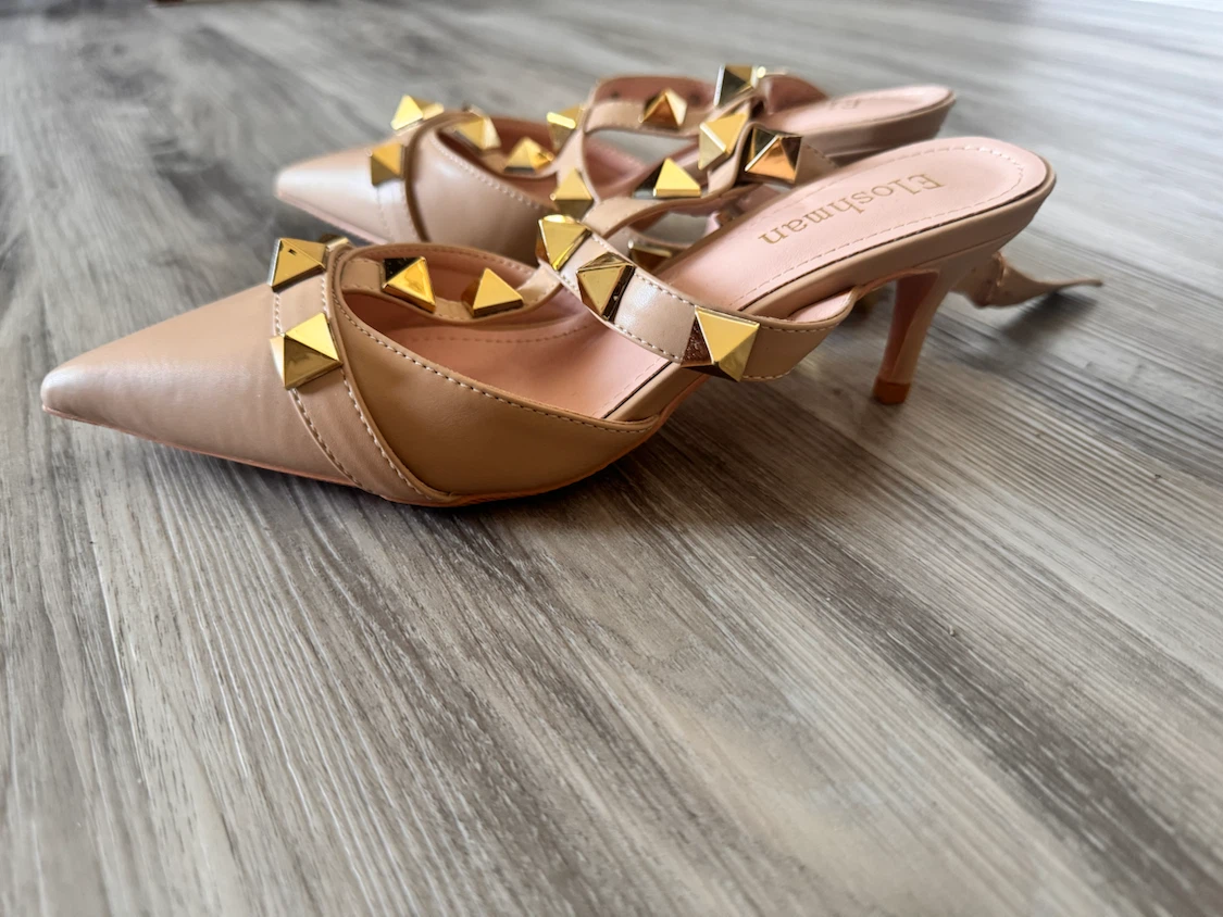 Elohoman Studded Heel Mules - photo 2