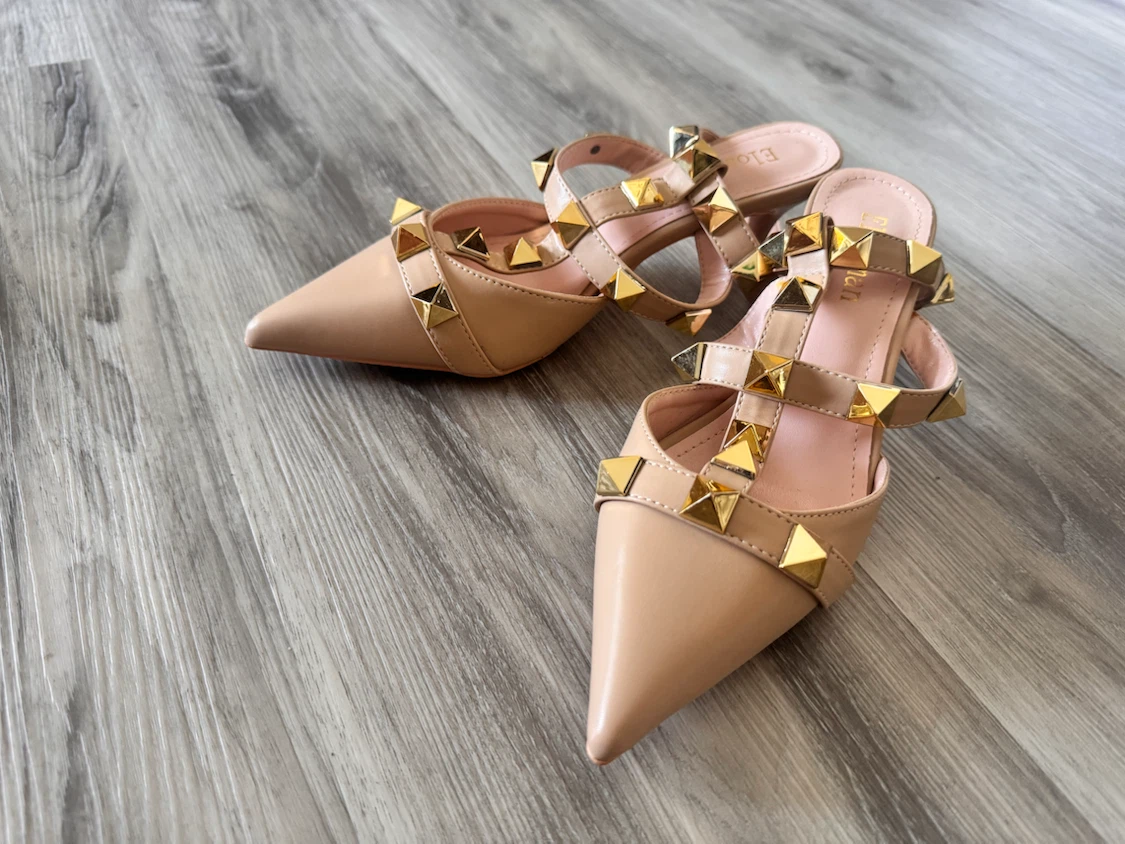 Elohoman Studded Heel Mules - photo 3