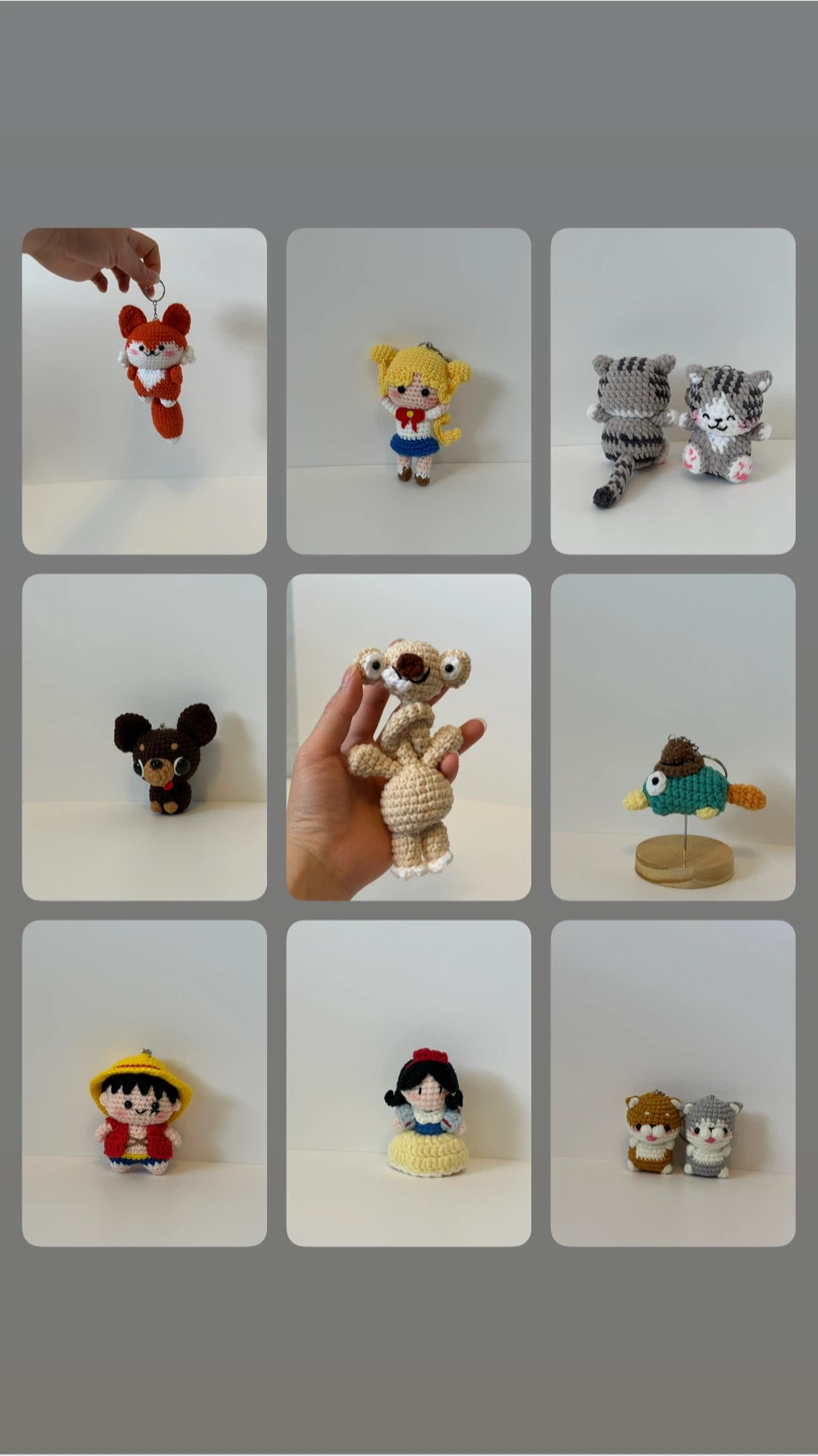 Crochet keychains - photo 2