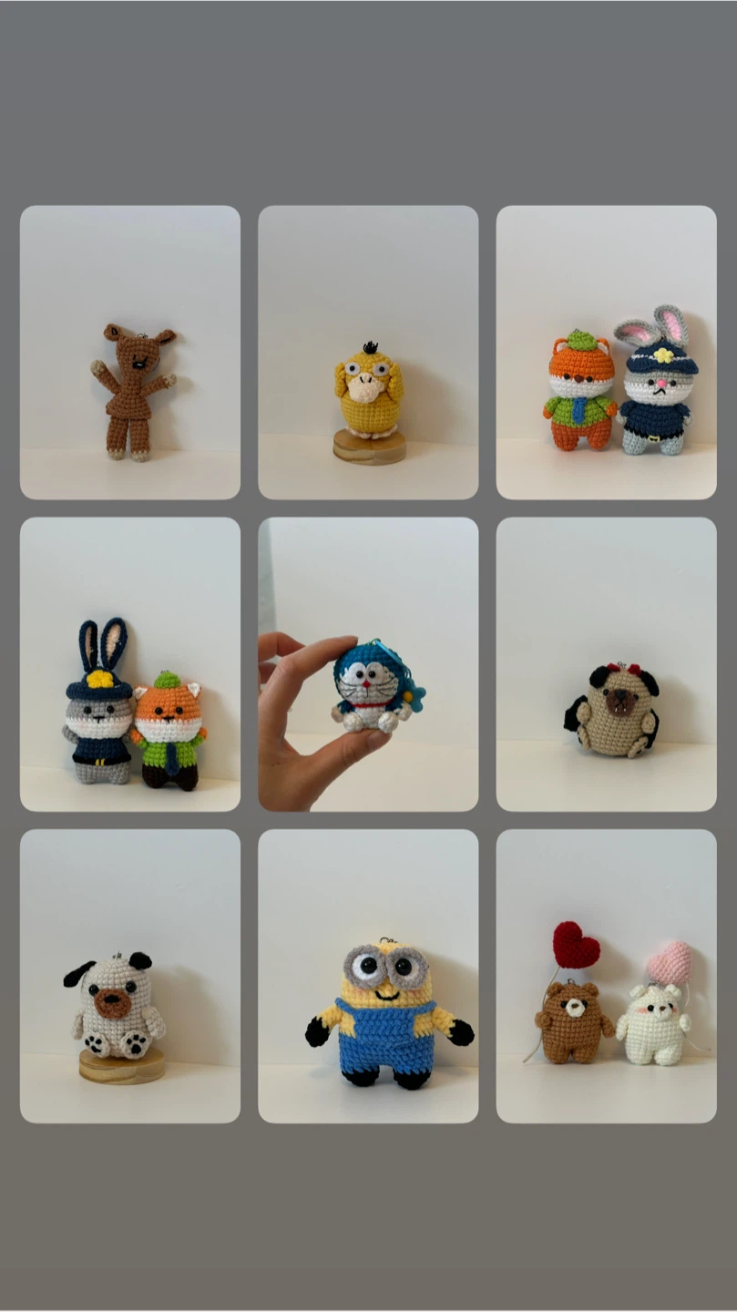Crochet keychains - photo 3