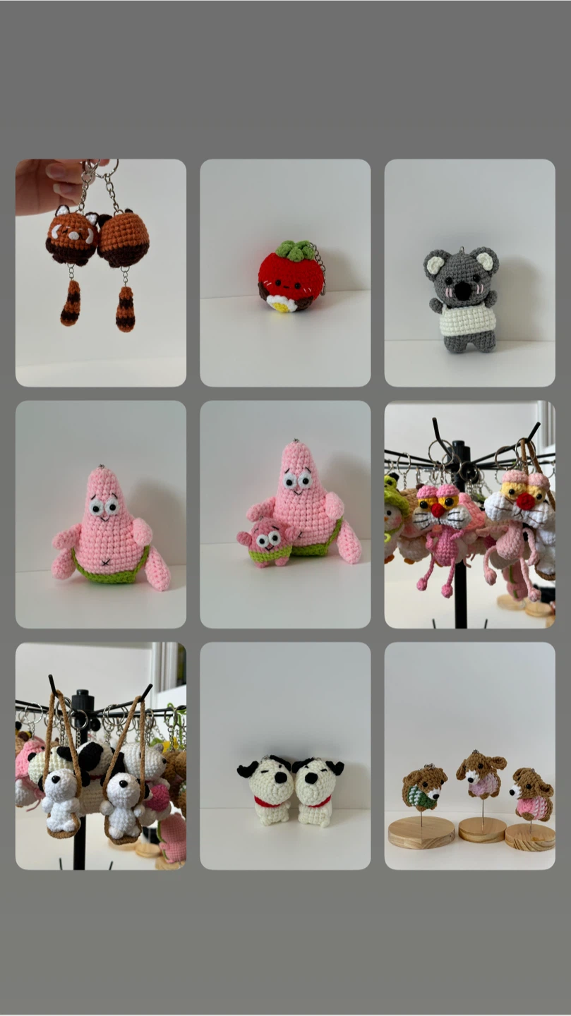 Crochet keychains - photo 4