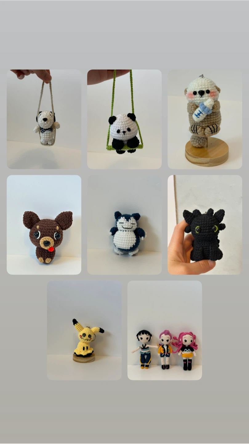 Crochet keychains - photo 5