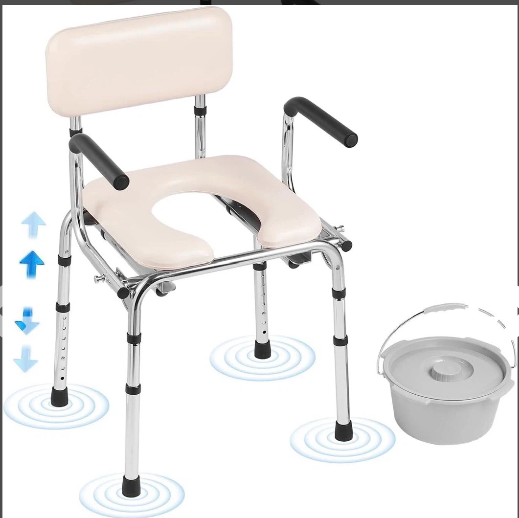 VEVOR Commode Chair, Bedside Commode