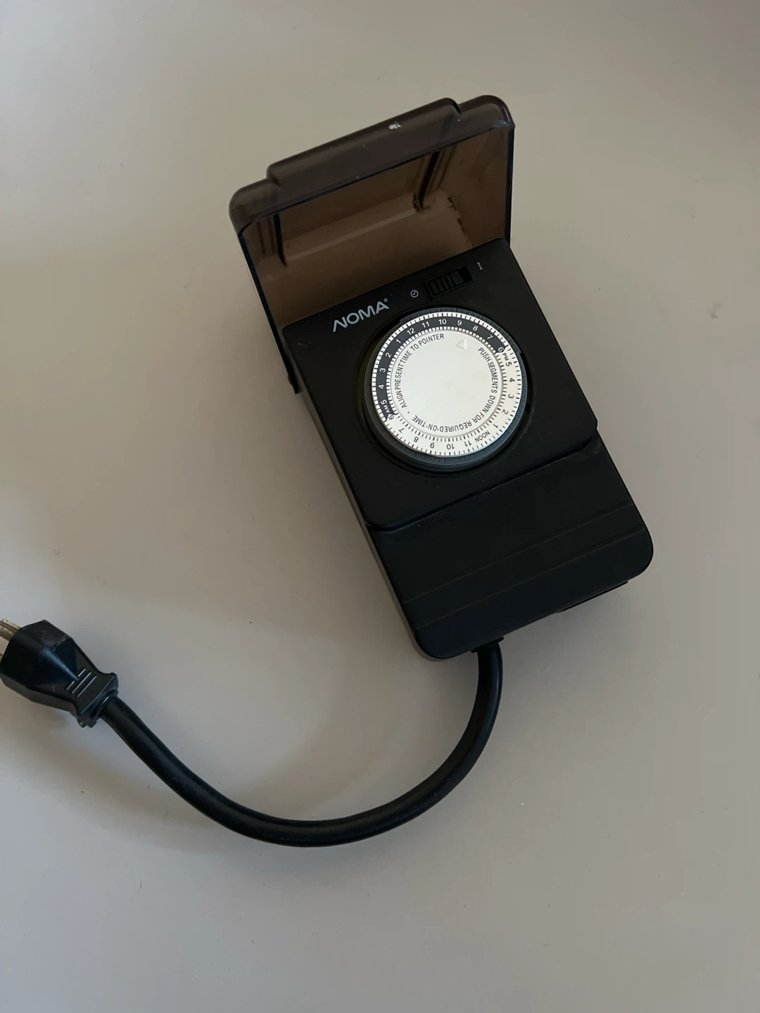 NOMA Mechanical Outdoor Outlet Timer