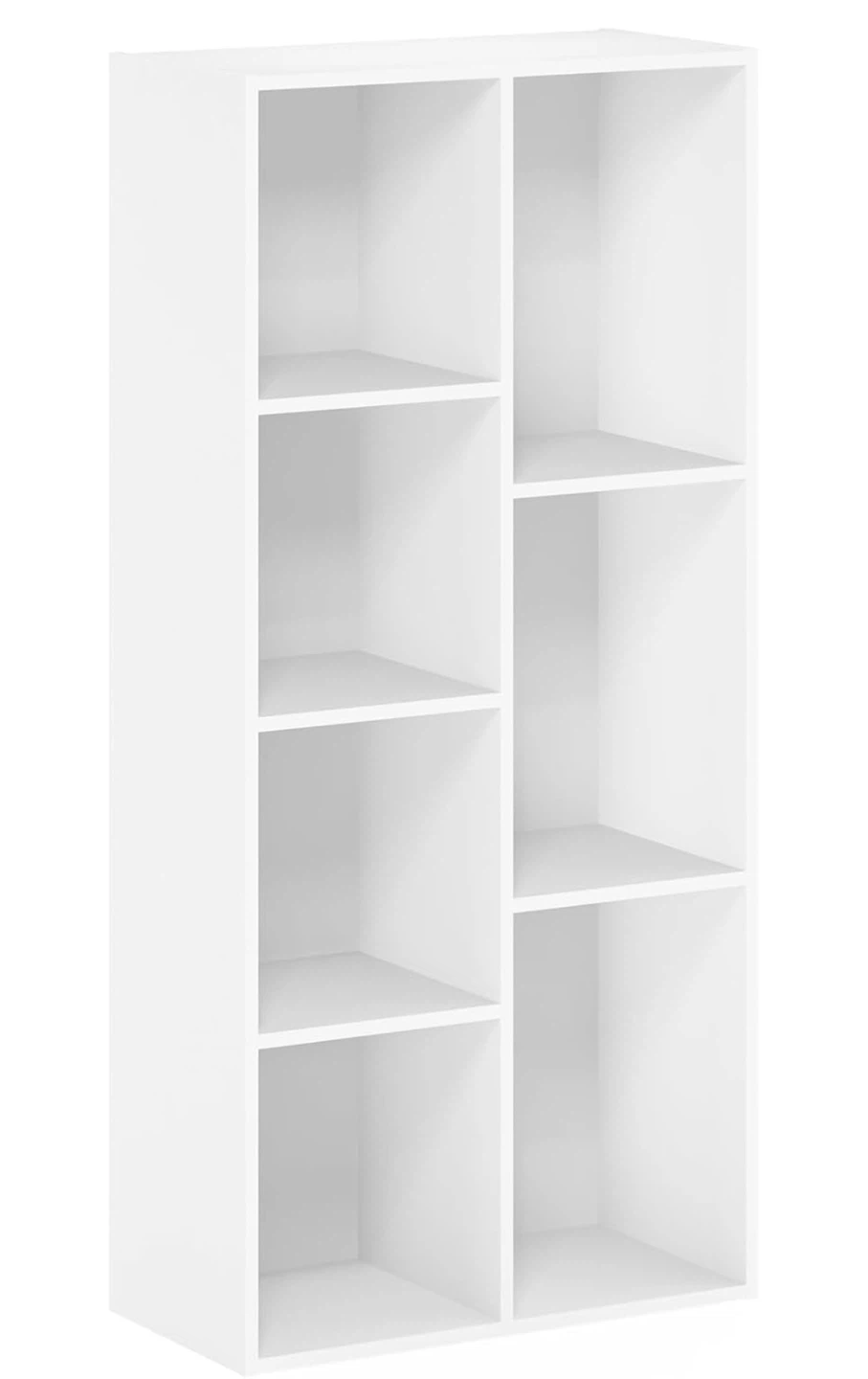 White 8-Cube Storage Organizer Shelf