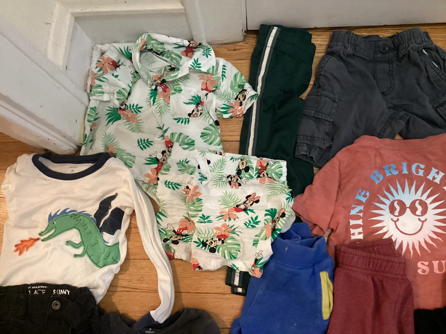 3T 24+ pieces Kids' Clothing Bundle - summer/fall mix - photo 2