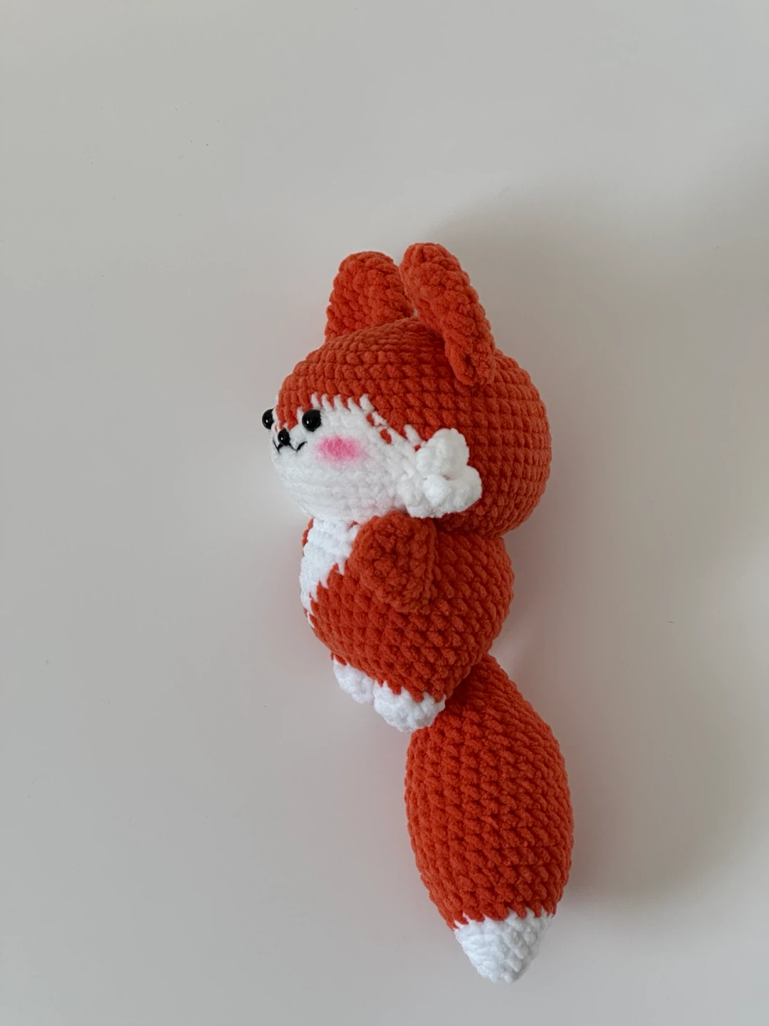 Crocheted Fox Keychain - photo 3
